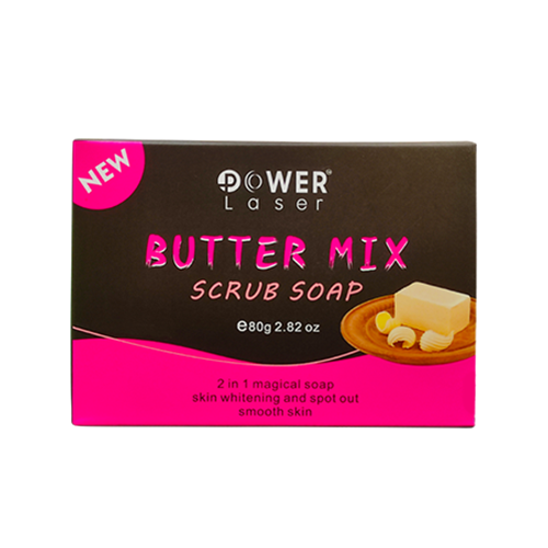 Power Laser Butter Mix Scrub Soap – 80gm